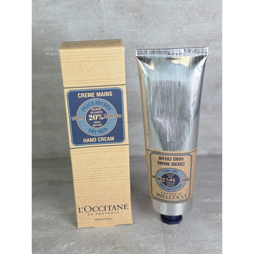 L'Occitane 20% Shea Butter Dry Skin Hand Cream 150ml/5.1fl.oz NEW
